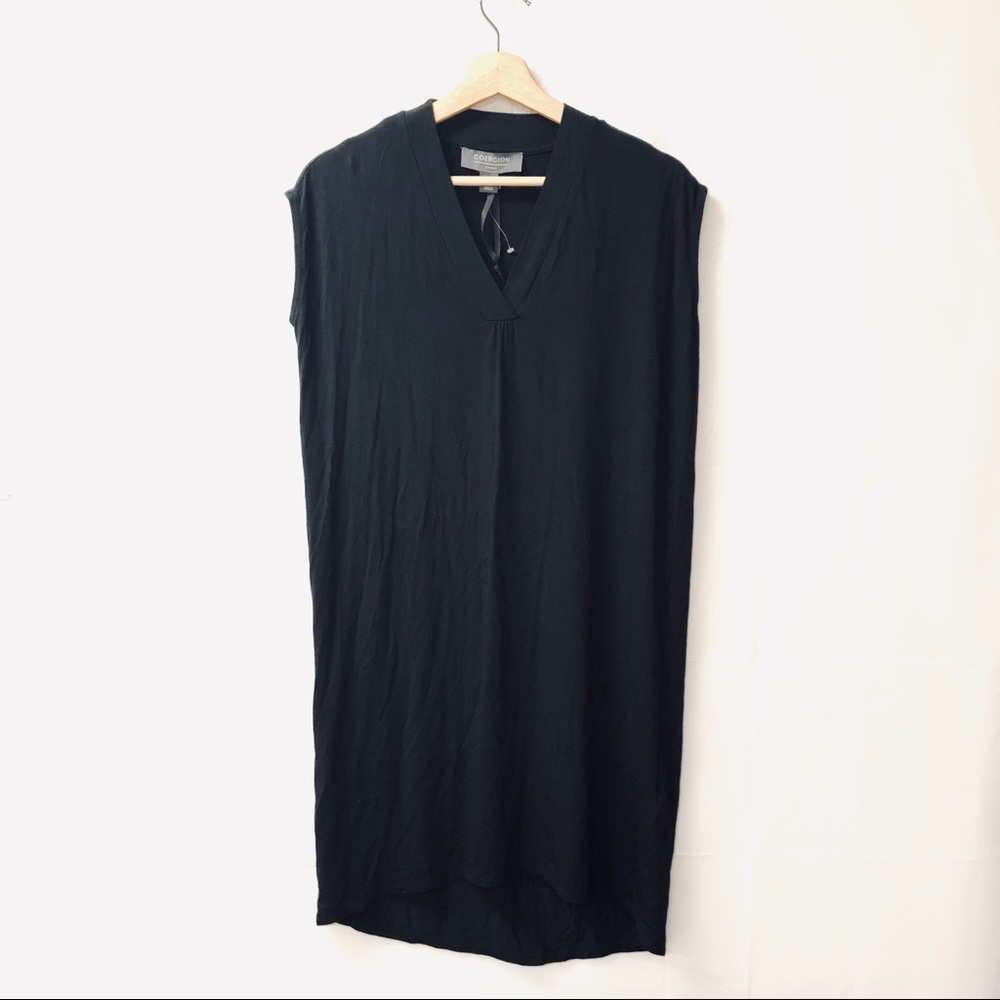 Coercion London black tunic dress